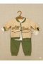 Baby Tracksuit Set, 3-Piece Set, Top-Bottom and Cardigan Set, Baby Gift - 2