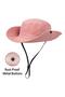 Outdoor Sun Hat Unisex Camping Trekking Safari Fisherman Hat Uv Protection Pink - 8
