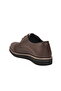 Brown Lace-Up Men's Casual Shoes - 4