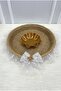 Henna Night Tray, Promise Engagement Wedding Bride Bachelorette Gift Decorative Wicker Jute - 2