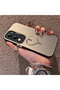 Vivo Y04 Compatible Hard Acrylic Back Silicone Edge Lens Protection Case - 3