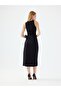 Women's Regular Fit Dress Lf2039201 Black - 5
