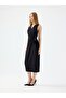 Women's Regular Fit Dress Lf2039201 Black - 3