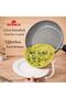 Essential Die-Cast Granite Cookware Set, 9-Piece Non-Stick Pots & Pans Set with Glass Lid & Spoons - 4