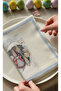 مجموعة مناديل ورقية من وينتر رابيتس مكونة من قطن قطع تحتوي على 6 قطع
