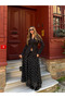 Black Chiffon Long Skirt, Pack of Polka Dot - 2506 - 2