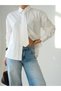 Ecru Tie Detailed Cotton Pack Shirts for Women - 3