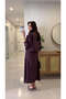 Minnisa Mürdüm Shirt Dress Set - 3