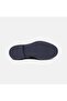 Men's Navy Blue Tassel Detailed Classic Suede Leather Loafers - 3