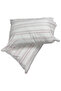 Ranforce 100% Cotton 2 Pieces Pillowcase Striped Patterned Pink-White - 2