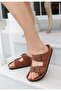 Rıno Tan Nubuck Slippers