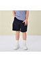 Kids’ Cotton Twill Drawstring Shorts with Elastic Waist