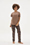 New Season Modal - Cotton Women's Stylish Design Pajama Set - 6