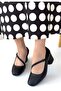 Kier Black Leather Heeled Shoes - 3