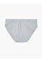Grey Solid Brief - 3