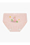 Pack of 4 - Girls Cotton Printed Briefs - 3