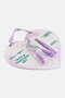 Stainless Steel 2 Pieces Lash And Tweezer Set, Lavender - 2