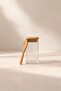 Bamboo Set of 3 Jars with Lids, Spoons, Handles and Seals 300ml Kw-373E - 3