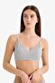 Lace Non-wired T-Shirt Bra with Detailed Removable Pads G1704Ax26Sp - 3