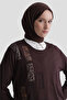 قماش قطني ممشط بني - 3