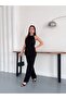 Halter Neck Stylish Wear-And-Go Double Suit with Belted Trousers