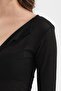 Women's Sheer Look Design Long Sleeve Blouse - 6