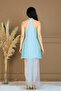 Lace Strapless Mini Dress - Mint Green - 6