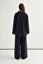 Women's Modal Pat Closure Shirt Navy Blue - 3