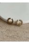 Zircon Stone Design Women's Earrings