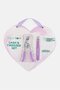 Stainless Steel 2 Pieces Lash And Tweezer Set, Lavender