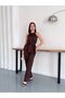 Halter Neck Stylish Wear-And-Go Double Suit with Belted Trousers