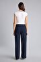 Wide Leg Zippered High Waist Trousers G8295Ax26Sp - 5