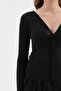 Women's Sheer Look Design Long Sleeve Blouse - 5