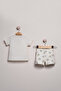 Kaplan Printed T-Shirt Shorts 2'Li Set - 4