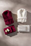 Luxury Velvet Jacquard Boxed 6-Piece Bathrobe Set - 5