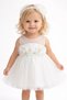 Baby Girl Floral Detailed Tutu Dress – Stylish Party & Special Occasion Dress with Headband Gift