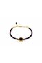 Garnet Stone Steel Bracelet – Natural Garnet Faceted Cut Burgundy Energy Stone Bracelet - 4