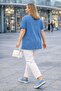Cedy - Women's Special Design Flexible, Sequined, Lace Detailed Washable Plus Size T-Shirt C100200 - 7