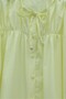 Ruffle Detail Buttons Poplin Tunic - Yellow - 2