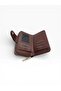Women's Stylish Bag with Faux Leather Zipper and Snap Compartments Wallet S-2003 - 6