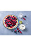 Bake&Enjoy 28cm Round Flan Dish - 1.6L Borosilicate Glass for Perfect Sweet & Savory Baking - 4