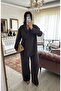 Crochet Detailed Tie-Detail Kimono Pants Set - 8