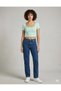 Women's 4-Pack Corded Fabric Ribbed Knit Cotton Pack Body-Hugging Square Collar Cropped T-Shirt - 3