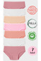 Nilla 7-Pack 100% Premium Cotton Panties and Shorts - Breathable and Soft Everyday Comfort