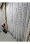 Ni̇sa 555 Silver 1/2,5 Pleated Tulle Sheer Curtain m