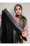 حجاب أسود سادة - 3