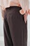 Double Pleated Dress Drapey Green Modal Modal Olon - 3