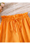 Girls Orange Wide Leg Trousers with Drawstring - 3