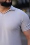 Men's Polo Neck Short Sleeve T-Shirt - 2