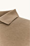 Men's Knitted Silk Cotton Polo Shirt with Buttons - 6